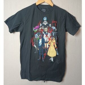 My Hero Academia Anime Graphic Tee Villains Black Cotton T-Shirt Size‎ S